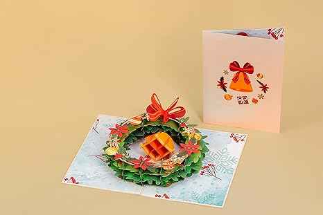 Christmas Wreath Pop Up Card - Image 7