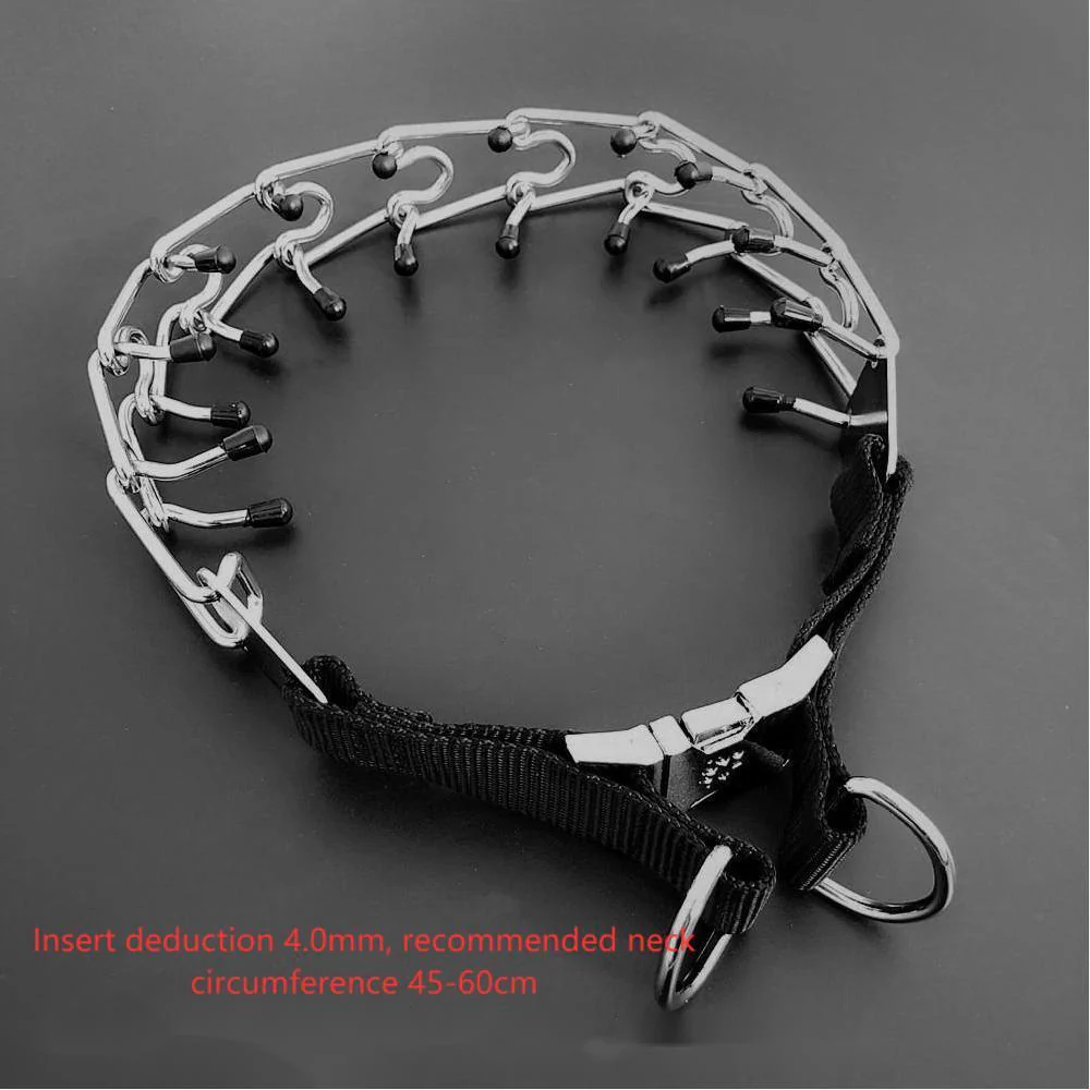 Chrome Plated Pinch Dog Collar Chain - Image 3