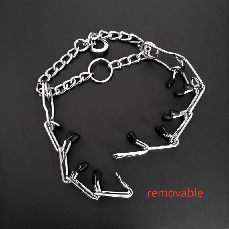 Chrome Plated Pinch Dog Collar Chain - Image 4