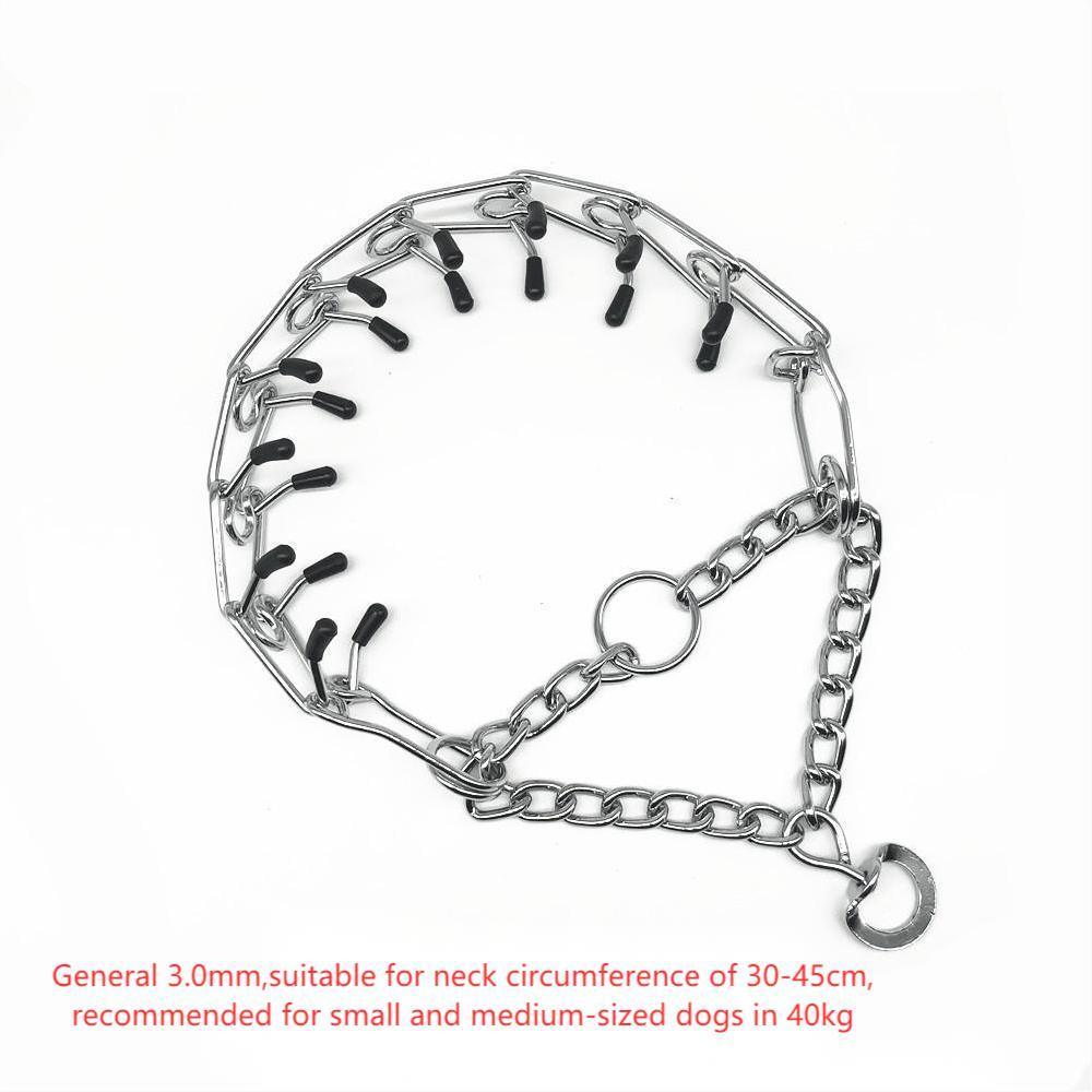 Chrome Plated Pinch Dog Collar Chain - Image 7