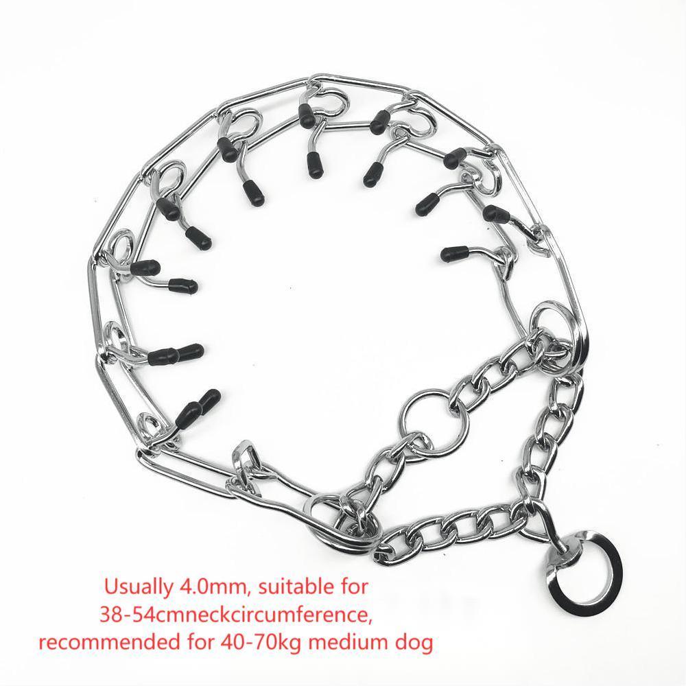 Chrome Plated Pinch Dog Collar Chain - Image 8