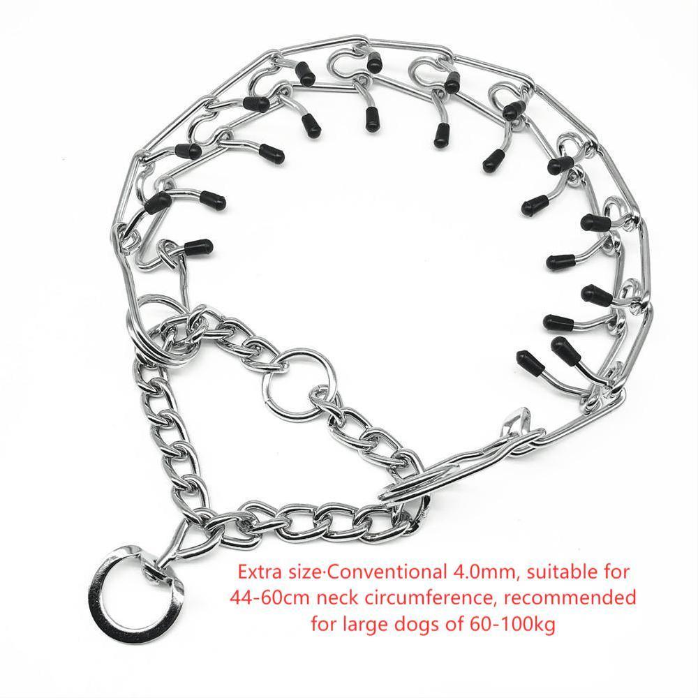 Chrome Plated Pinch Dog Collar Chain - Image 9