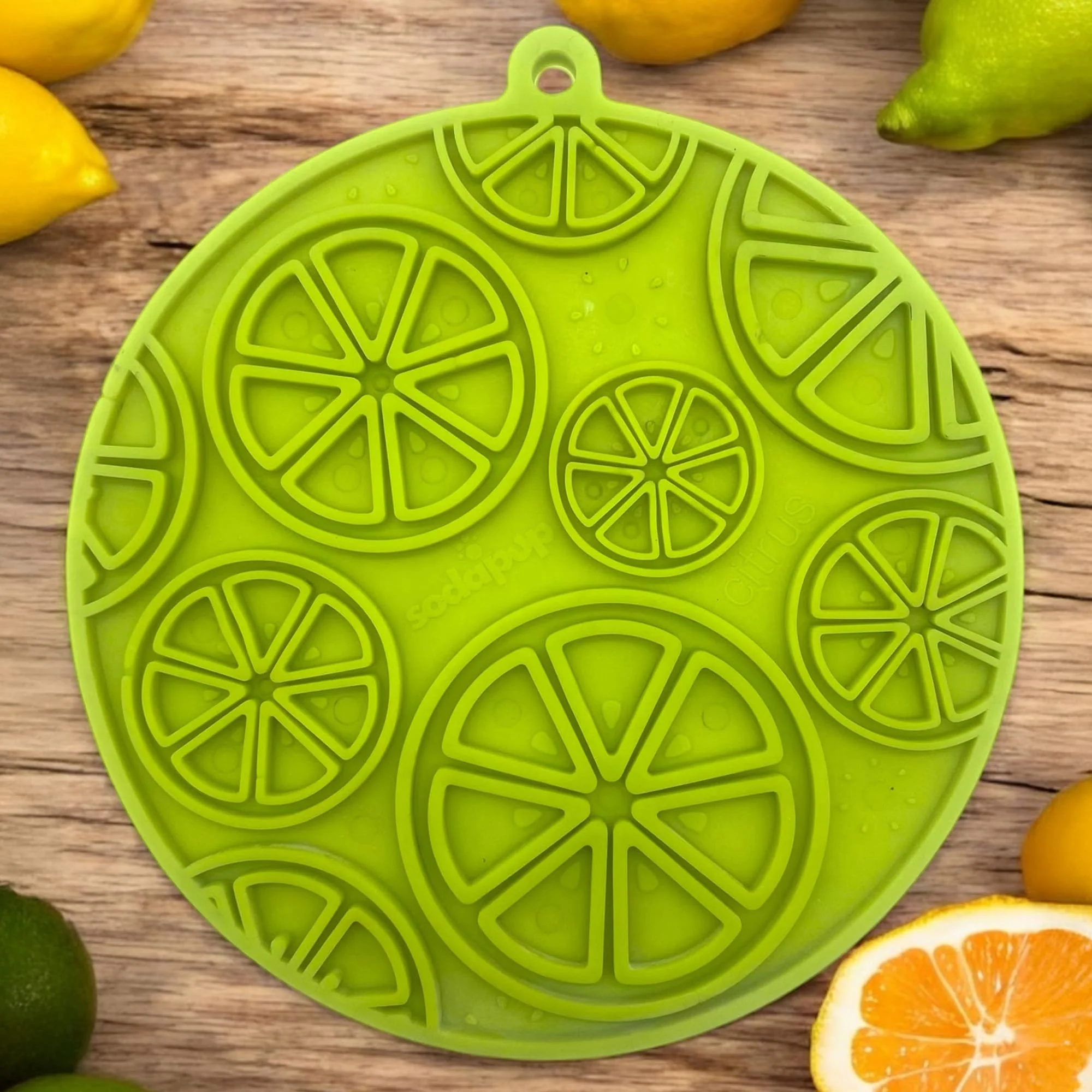 Citrus Design eMat - Enrichment Lick Mat For Dogs and Cats - with Suction Cups | USA Made - Image 9