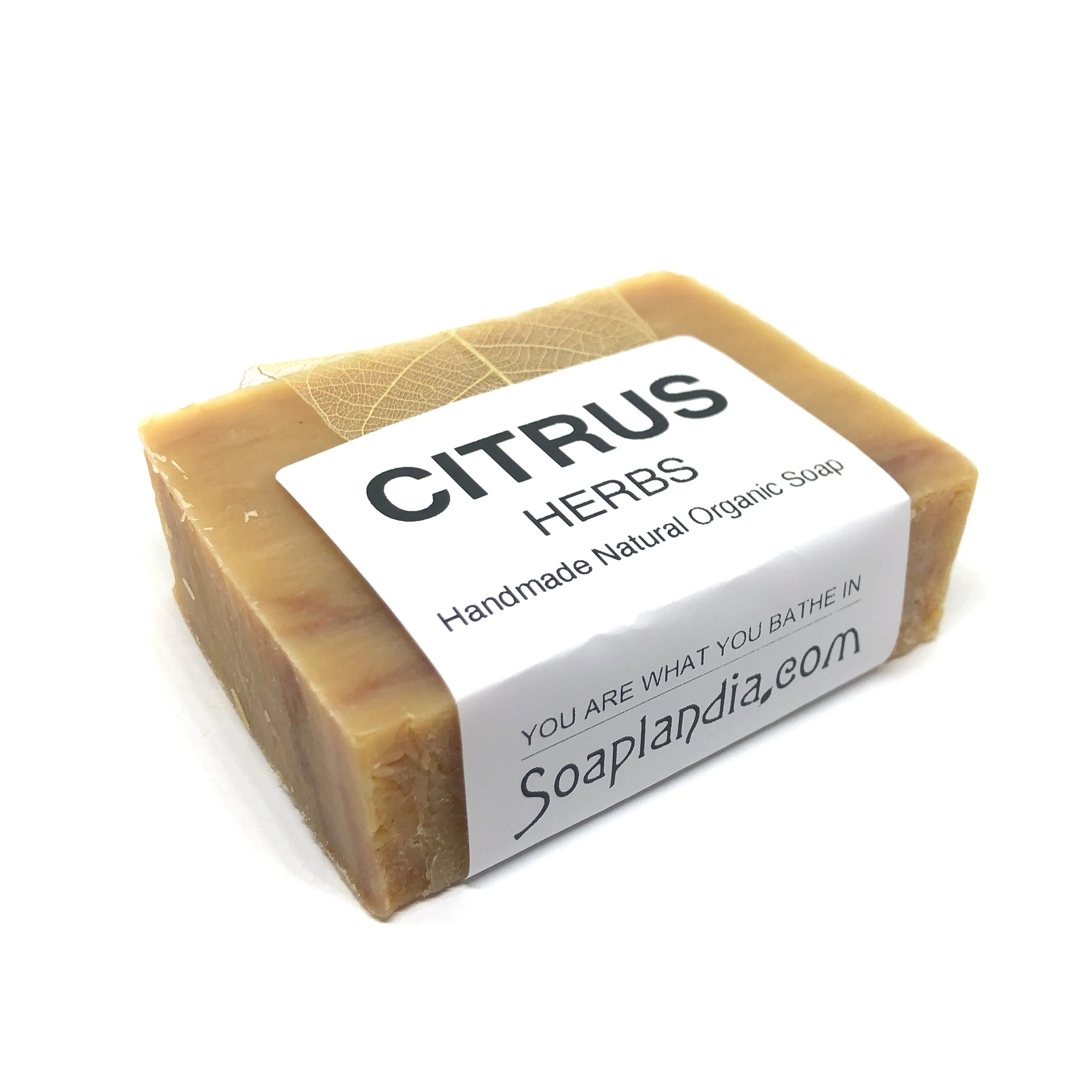 Citrus Herbs Bar Soap, Organic - Image 4