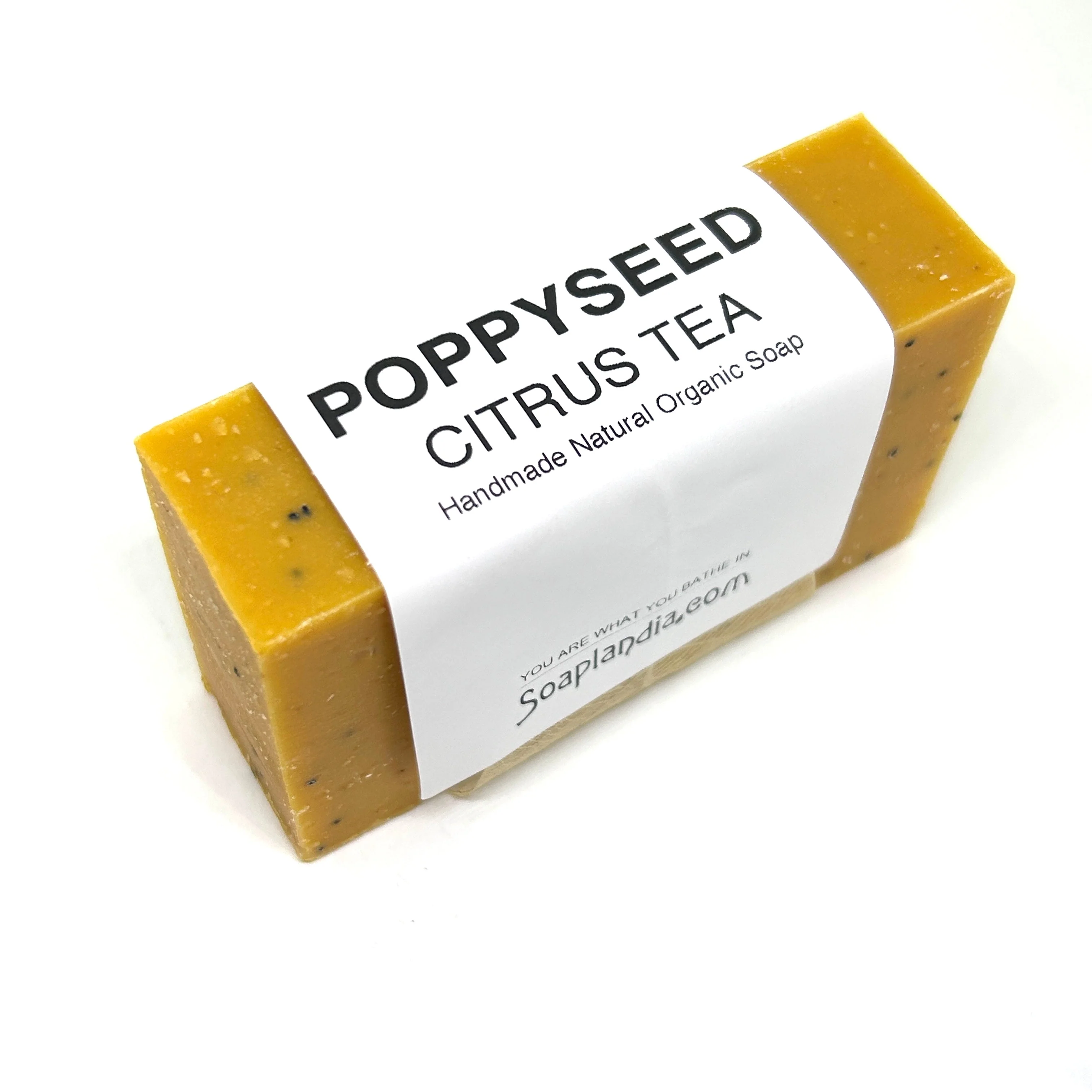 Citrus Poppyseed Bar Soap, Organic - Image 5