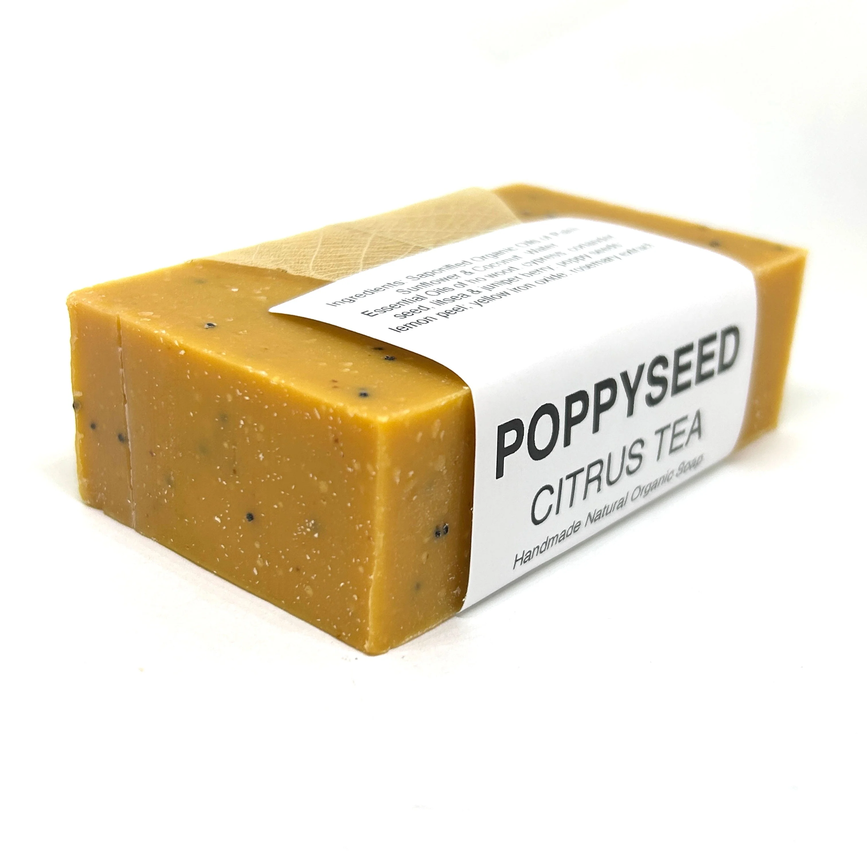Citrus Poppyseed Bar Soap, Organic - Image 6