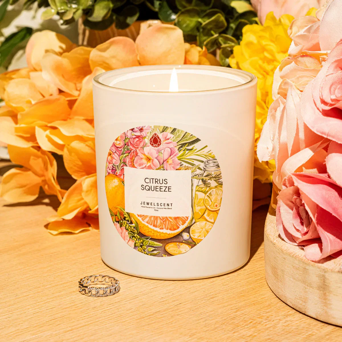 Citrus Squeeze 10oz Signature Jewelry  Candle - Image 2