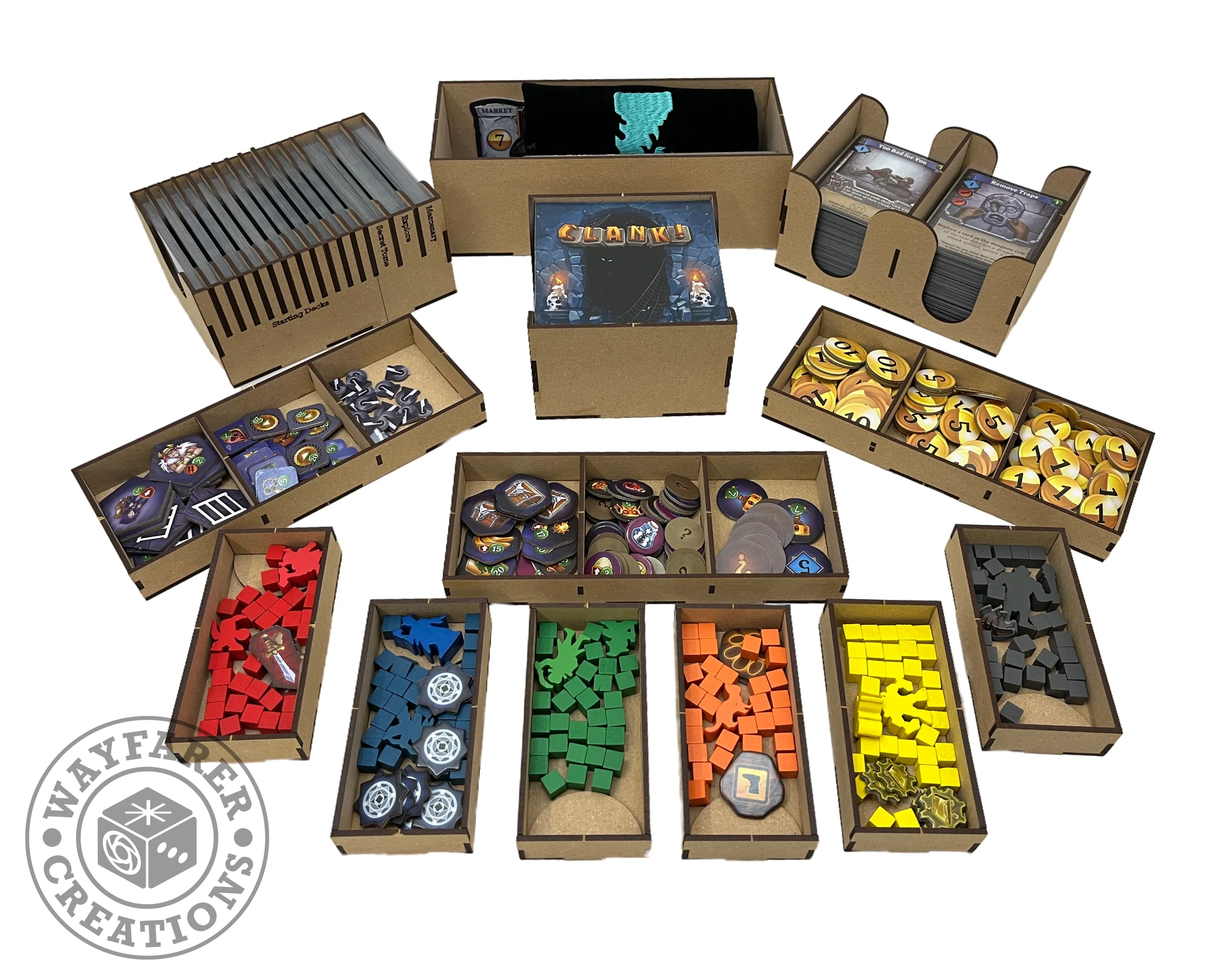 Clank! Catacombs Board Game Organizer Insert - Image 2