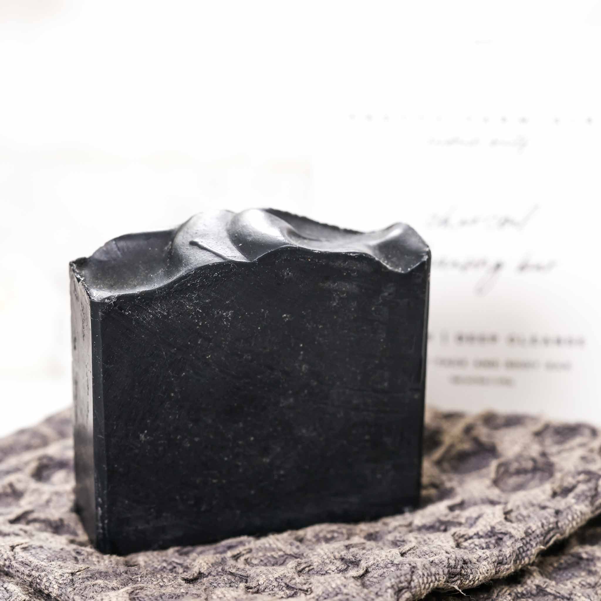 Clarifying Charcoal Bar Handmade Tallow and Goat Milk Soap Bar - Image 2