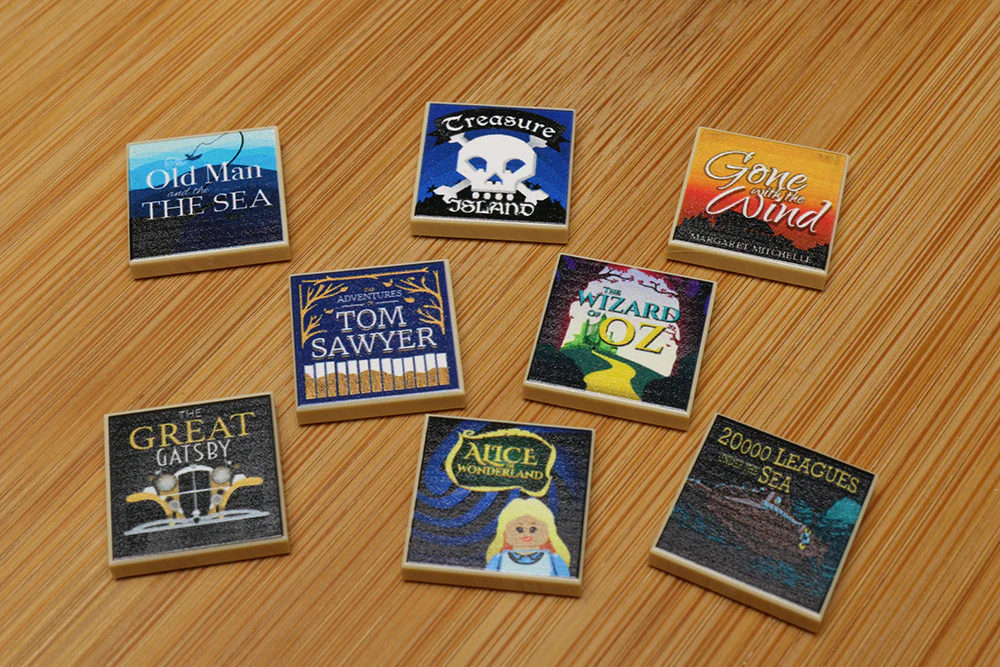 Classic Books Pack (Series 1) made using LEGO parts - Image 2