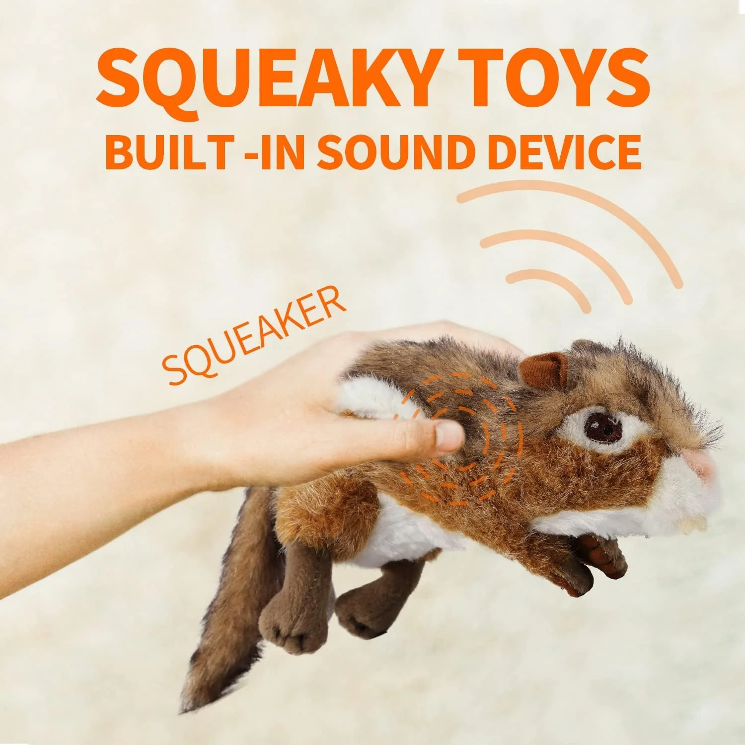 Classic - Dog Toys - Squeaky Dog Chipmunk Toys for Dogs - Image 2