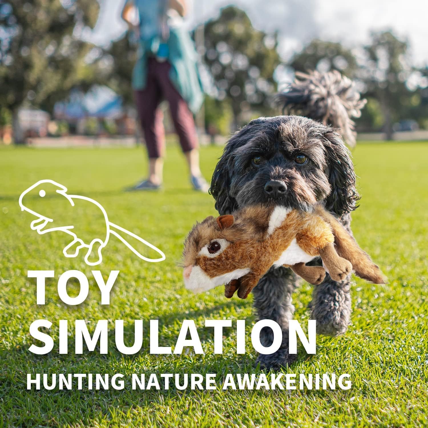 Classic - Dog Toys - Squeaky Dog Chipmunk Toys for Dogs - Image 4