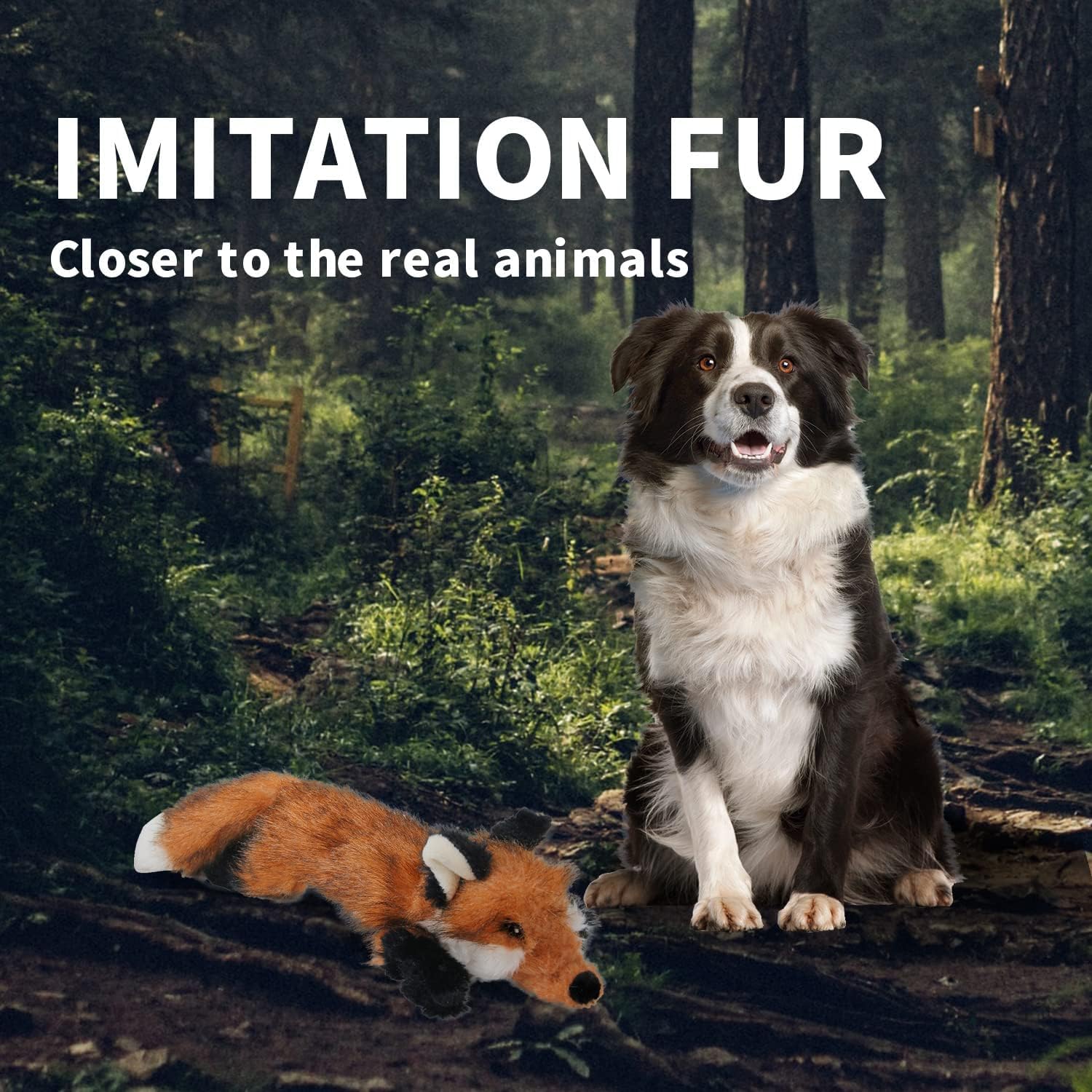 Classic - Dog Toys - Squeaky Dog Fox Toys for Dogs - Image 5