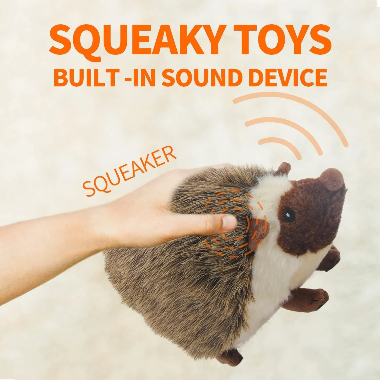 Classic - Dog Toys - Squeaky Dog Hedgehog Toys for Dogs - Image 2