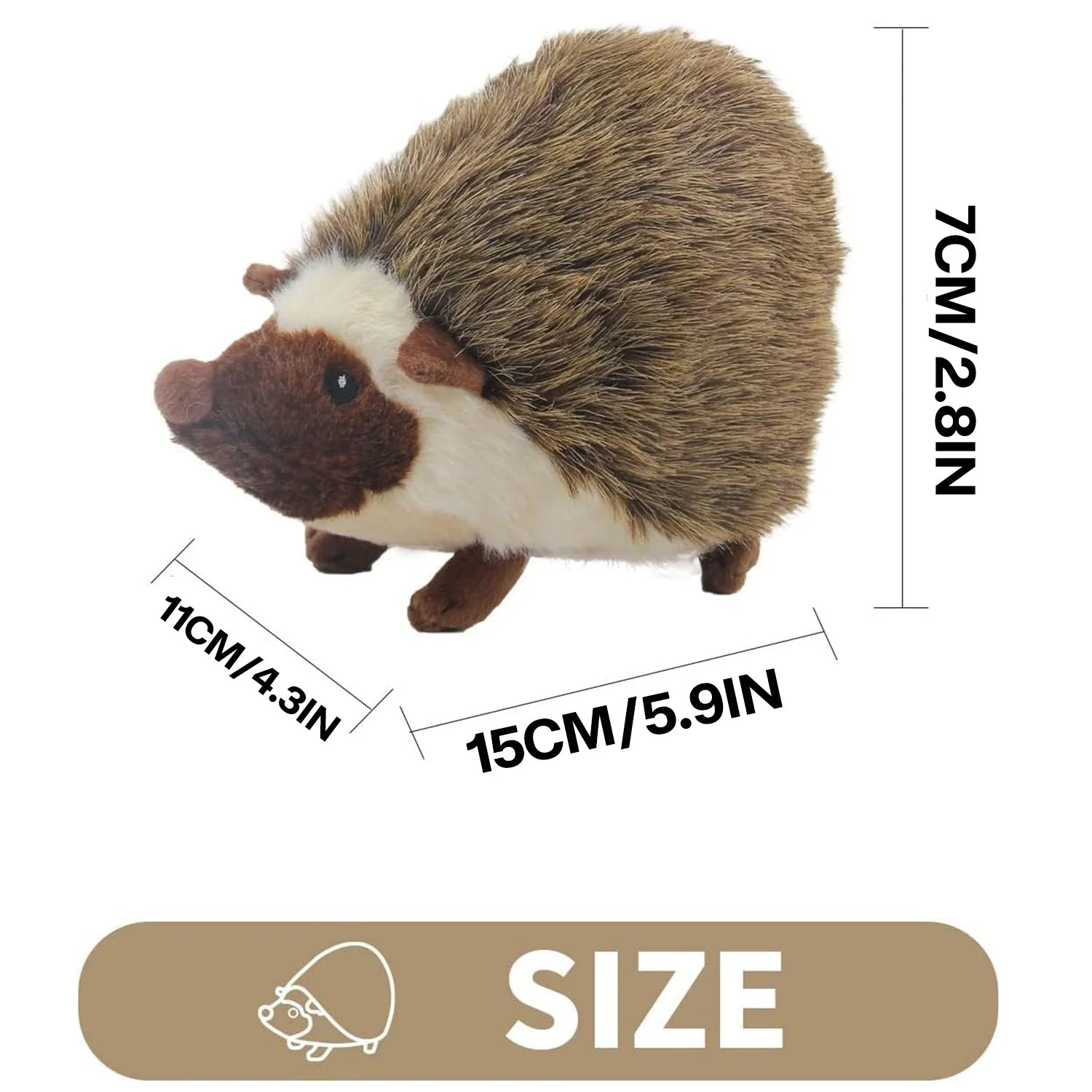 Classic - Dog Toys - Squeaky Dog Hedgehog Toys for Dogs - Image 7