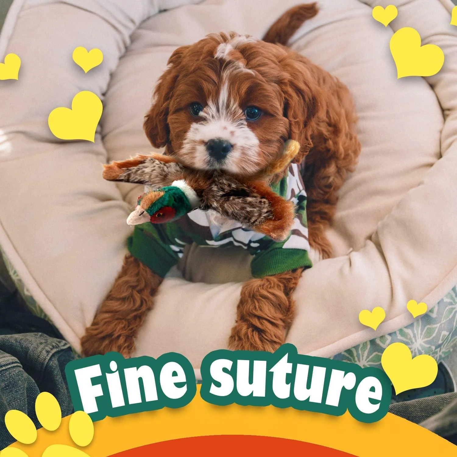 Classic - Dog Toys - Squeaky Dog Pheasant Toys for Dogs - Image 6