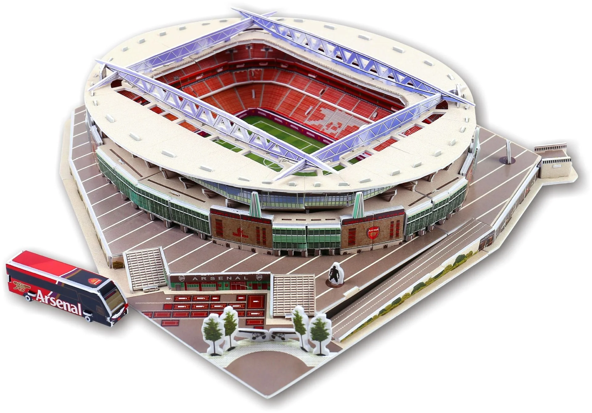 Classic Jigsaw DIY 3D Puzzle World Football Stadium European Soccer Playground Assembled Building Model Puzzle Toys For Children - Image 10