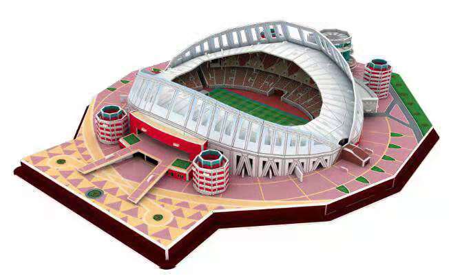 Classic Jigsaw DIY 3D Puzzle World Football Stadium European Soccer Playground Assembled Building Model Puzzle Toys For Children - Image 11