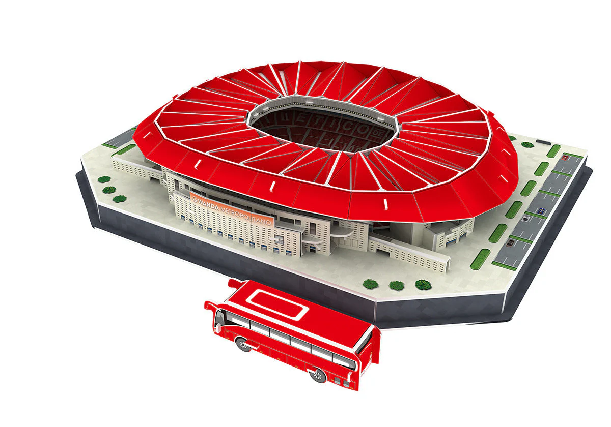 Classic Jigsaw DIY 3D Puzzle World Football Stadium European Soccer Playground Assembled Building Model Puzzle Toys For Children - Image 13