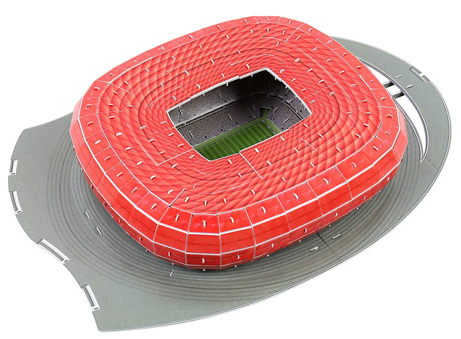 Classic Jigsaw DIY 3D Puzzle World Football Stadium European Soccer Playground Assembled Building Model Puzzle Toys For Children - Image 14