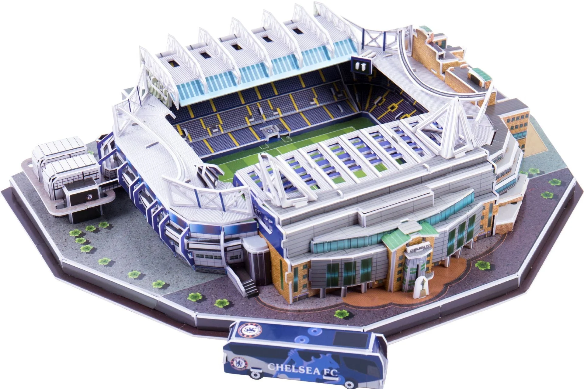 Classic Jigsaw DIY 3D Puzzle World Football Stadium European Soccer Playground Assembled Building Model Puzzle Toys For Children - Image 17