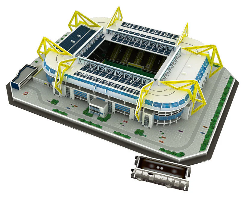 Classic Jigsaw DIY 3D Puzzle World Football Stadium European Soccer Playground Assembled Building Model Puzzle Toys For Children - Image 19