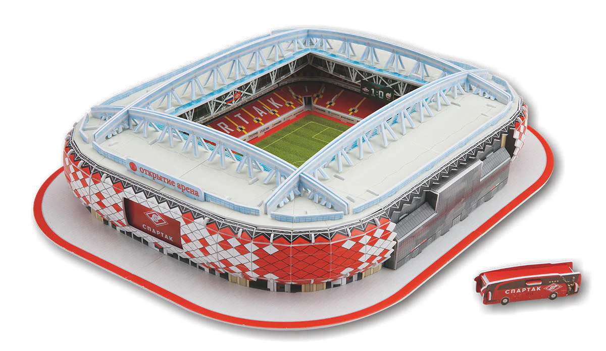 Classic Jigsaw DIY 3D Puzzle World Football Stadium European Soccer Playground Assembled Building Model Puzzle Toys For Children - Image 4