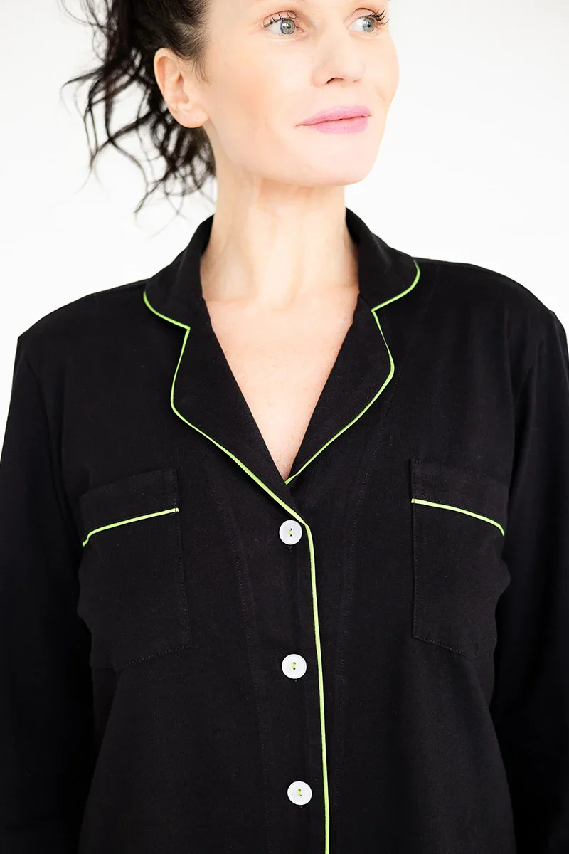 Classic Luxury Pajamas in Brushed Pima Cotton - Image 12