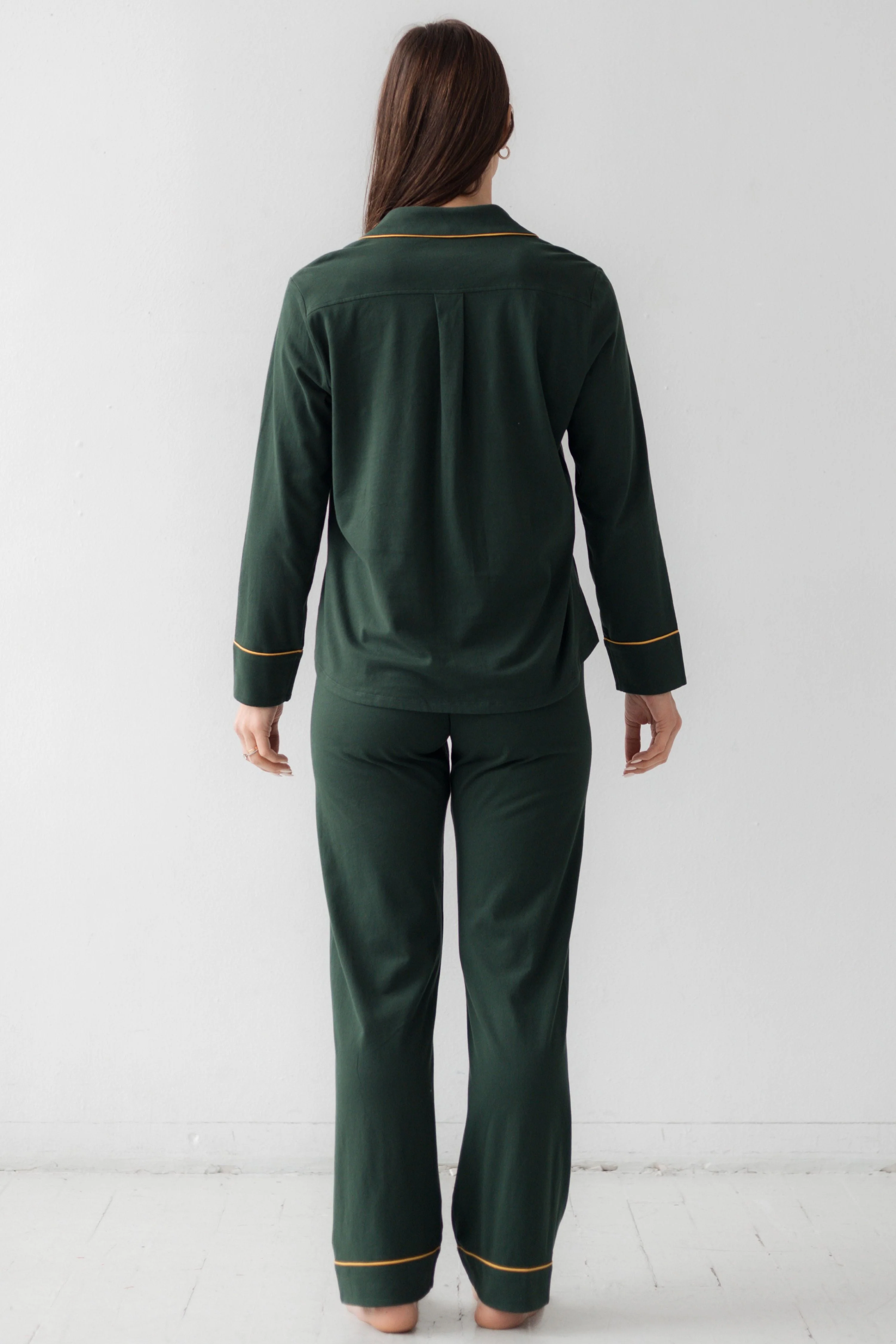 Classic Luxury Pajamas in Brushed Pima Cotton - Image 24