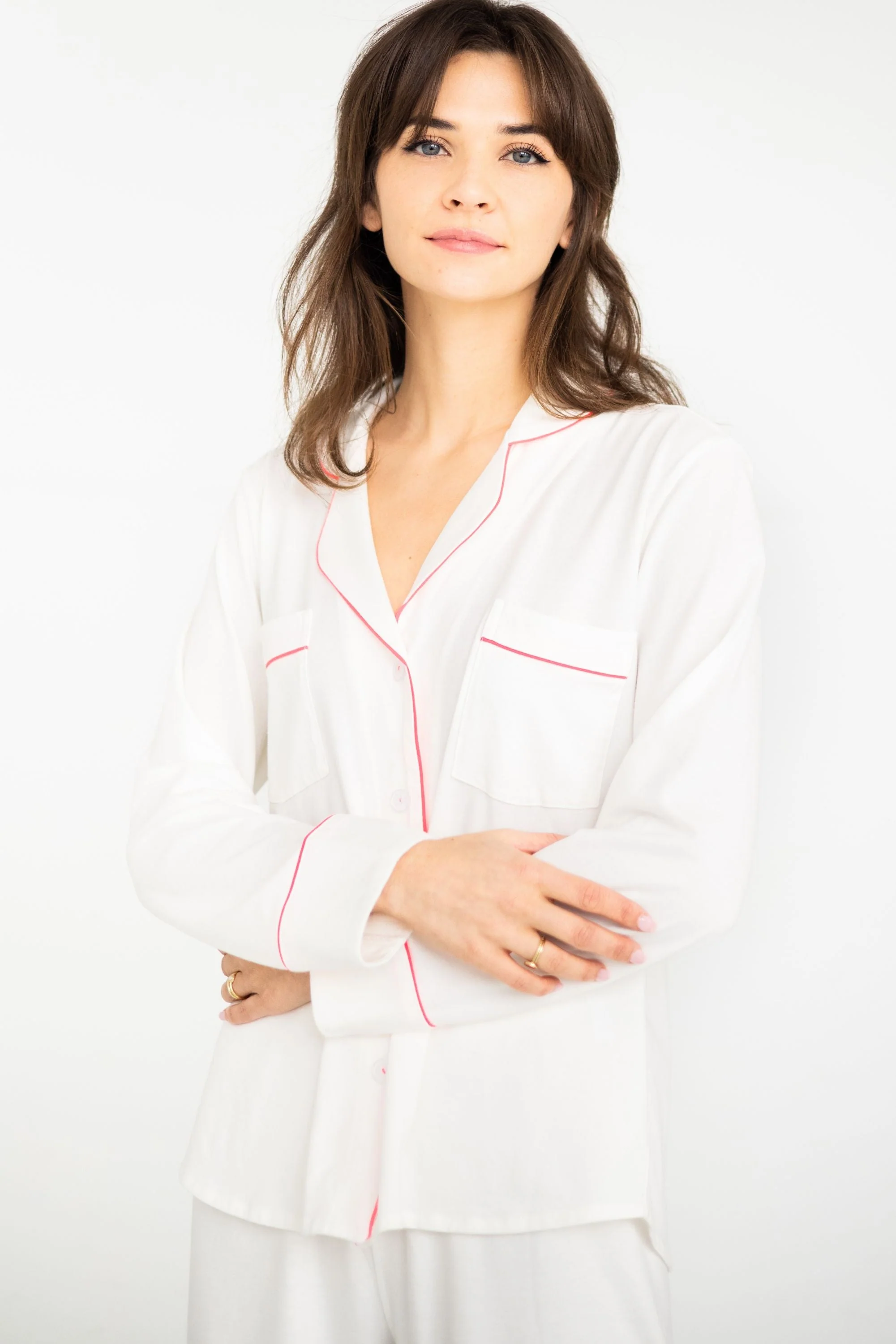 Classic Luxury Pajamas in Brushed Pima Cotton - Image 8