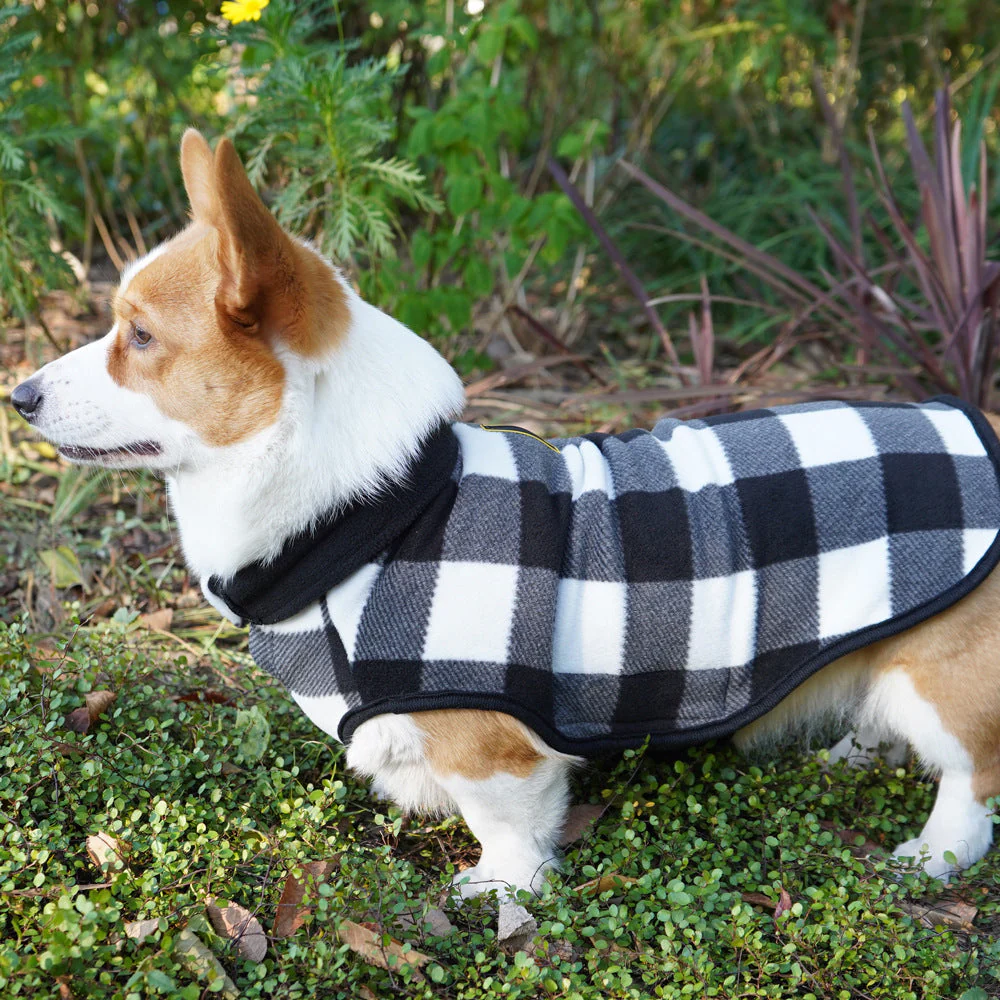 Classic Plaid Fleece Dog Jacket(2 colors) - Image 6
