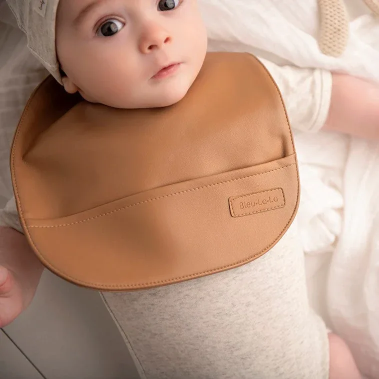 Classic - Set of Soft Vegan Leather Easy Clean Bibs 0-12 Months - Image 6