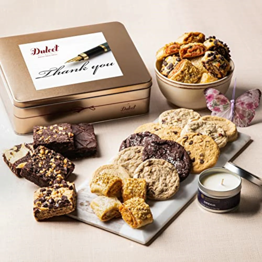 Classic Tin Treats Within Gift Basket - Image 17