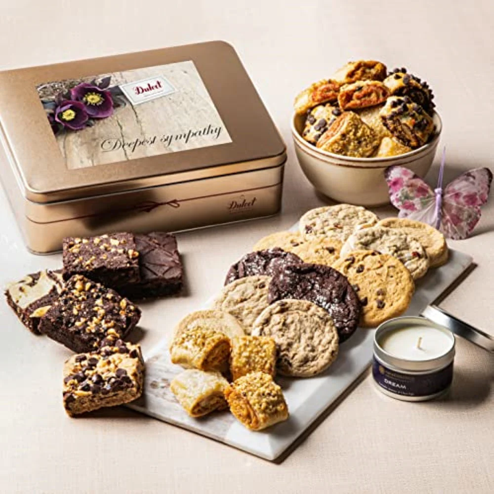 Classic Tin Treats Within Gift Basket - Image 32