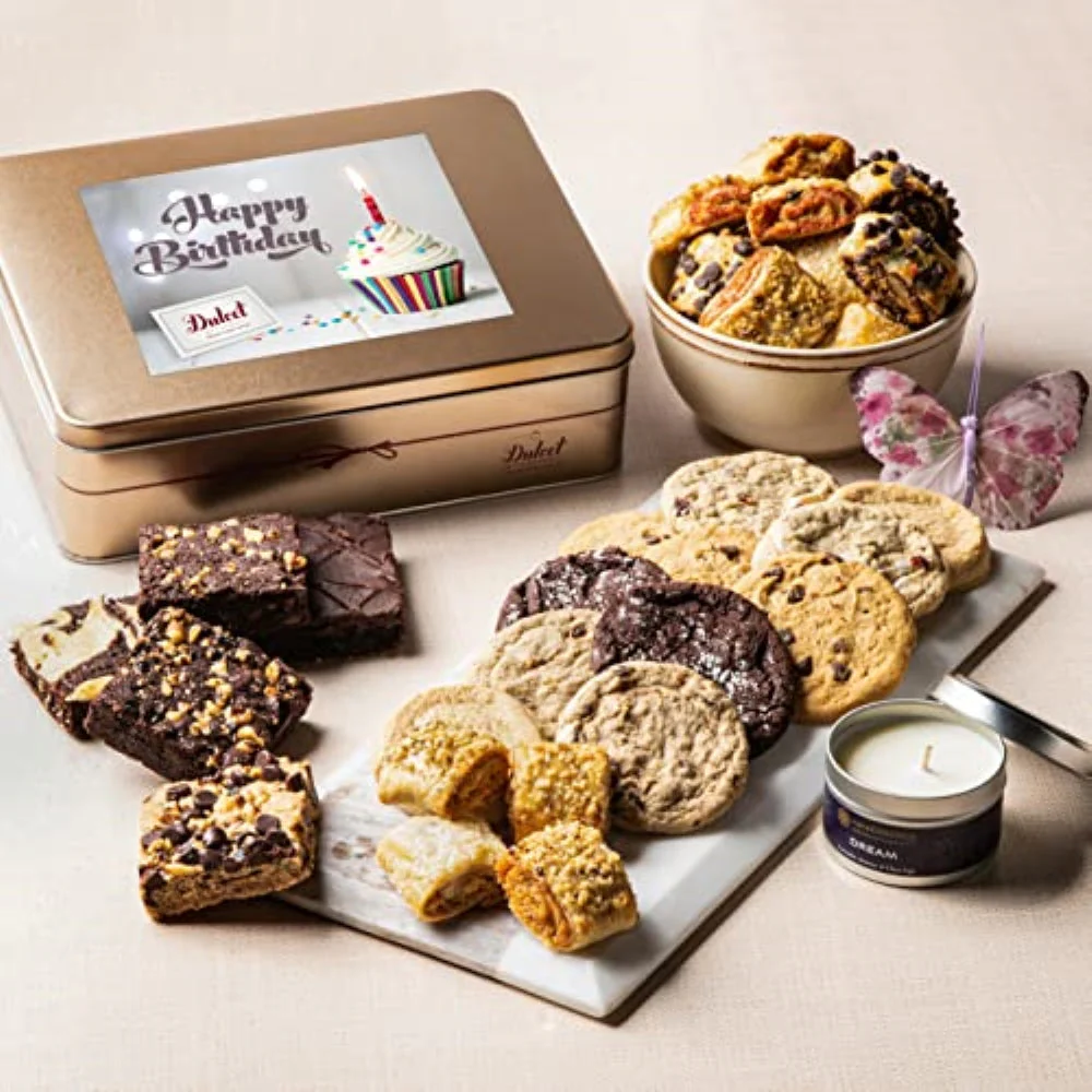 Classic Tin Treats Within Gift Basket - Image 40