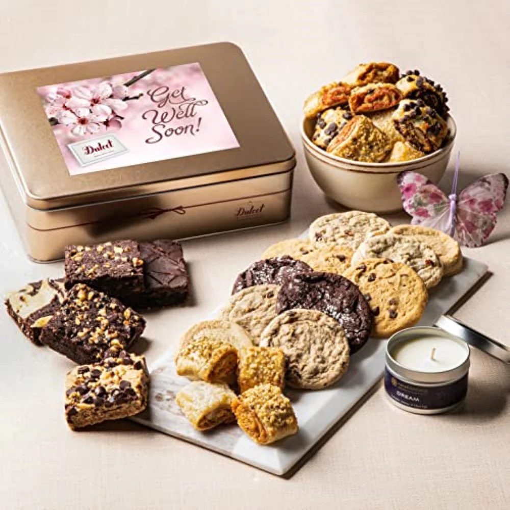 Classic Tin Treats Within Gift Basket - Image 48