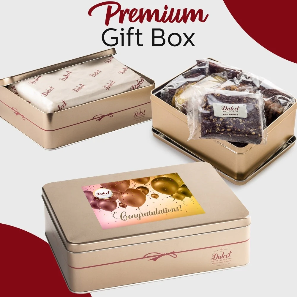 Classic Tin Treats Within Gift Basket - Image 52