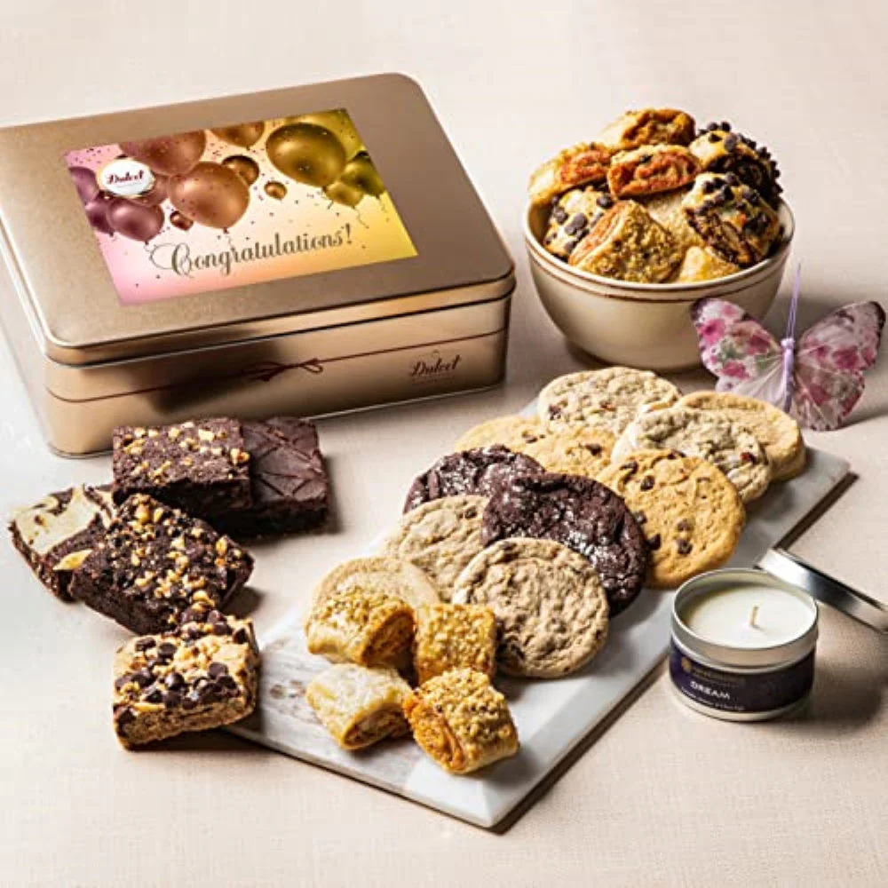 Classic Tin Treats Within Gift Basket - Image 56