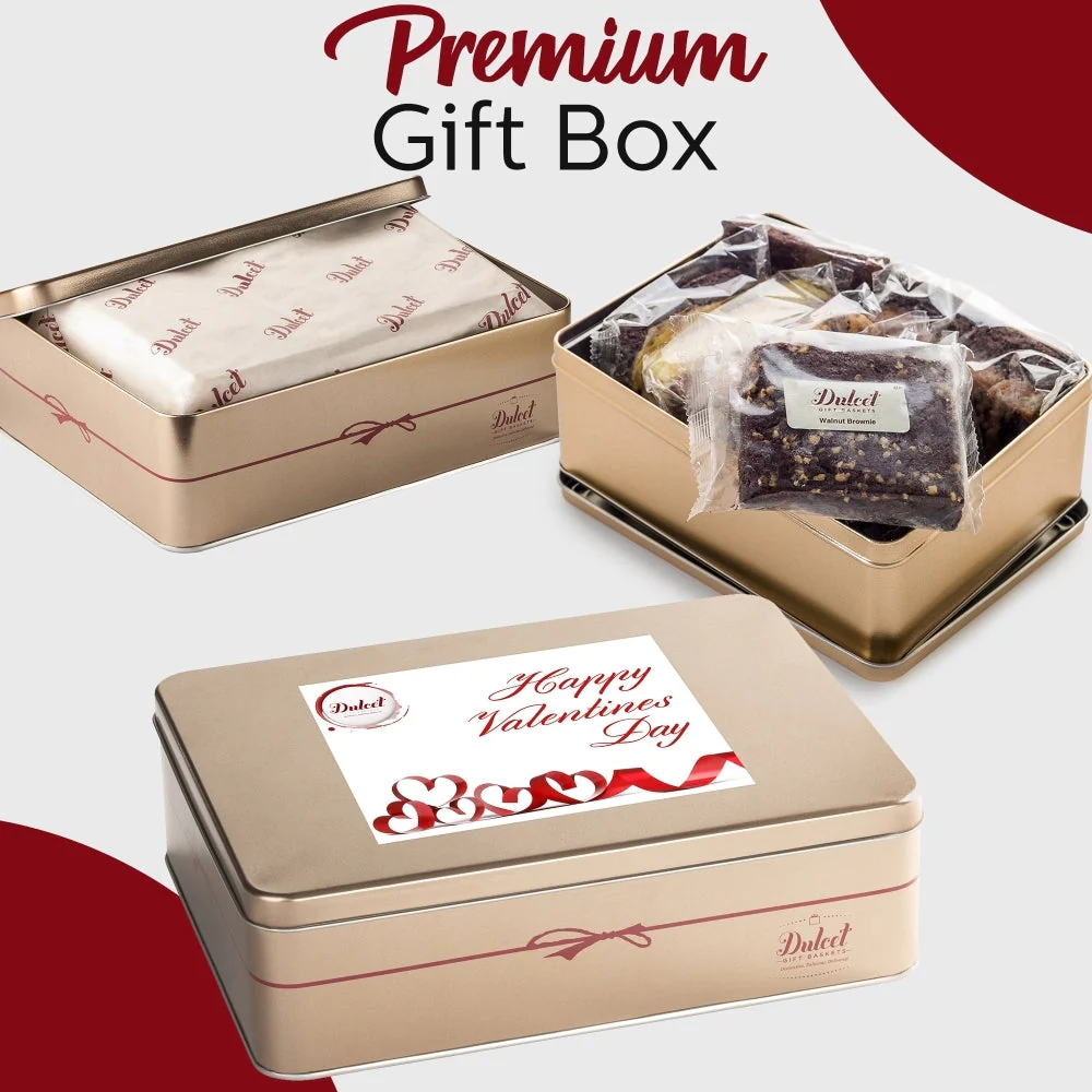 Classic Tin Treats Within Gift Basket - Image 68