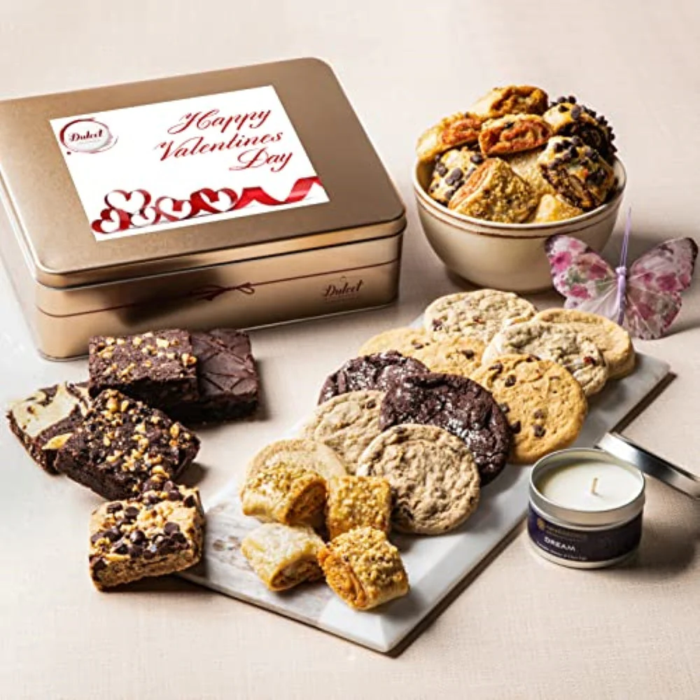 Classic Tin Treats Within Gift Basket - Image 70