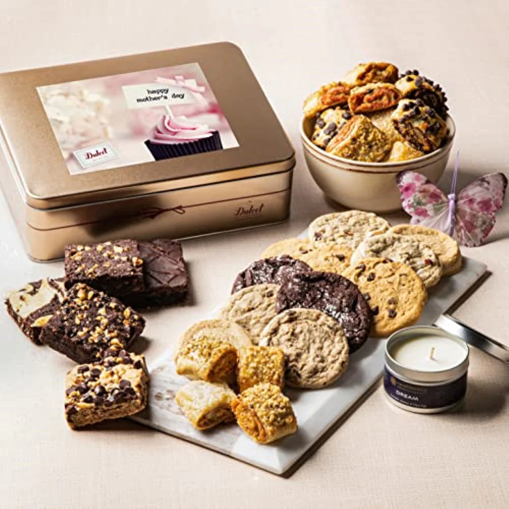Classic Tin Treats Within Gift Basket - Image 78