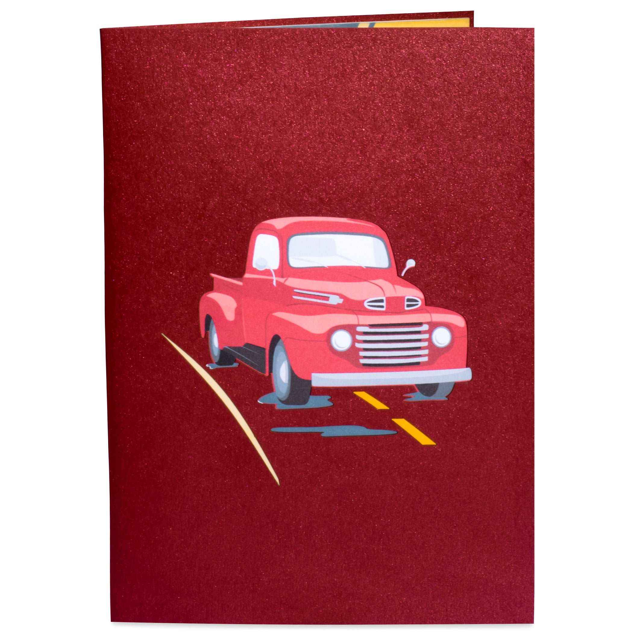 Classic Truck Pop Up Card - Image 2