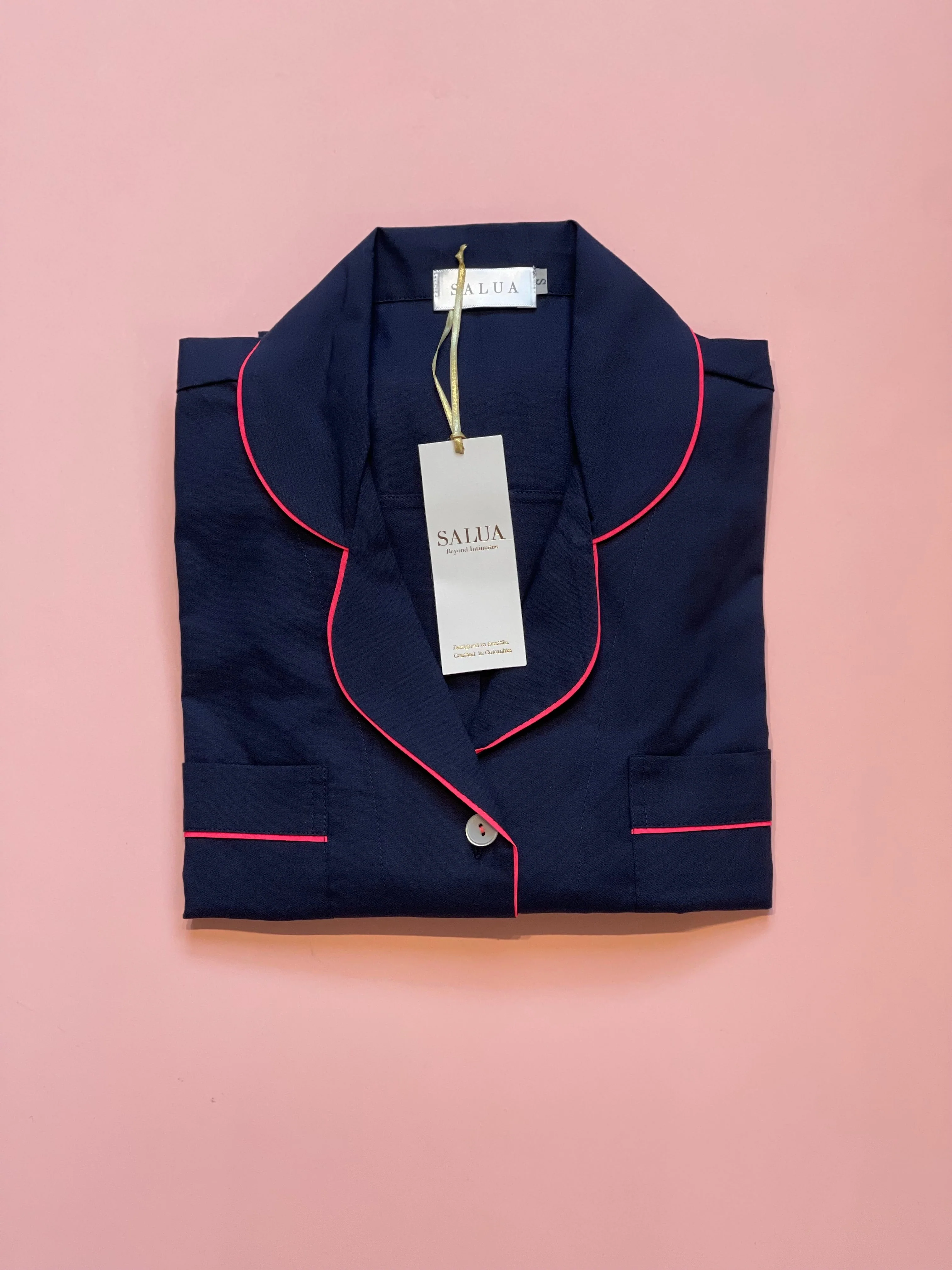Classic Woven Cotton Pajama Set - Image 9