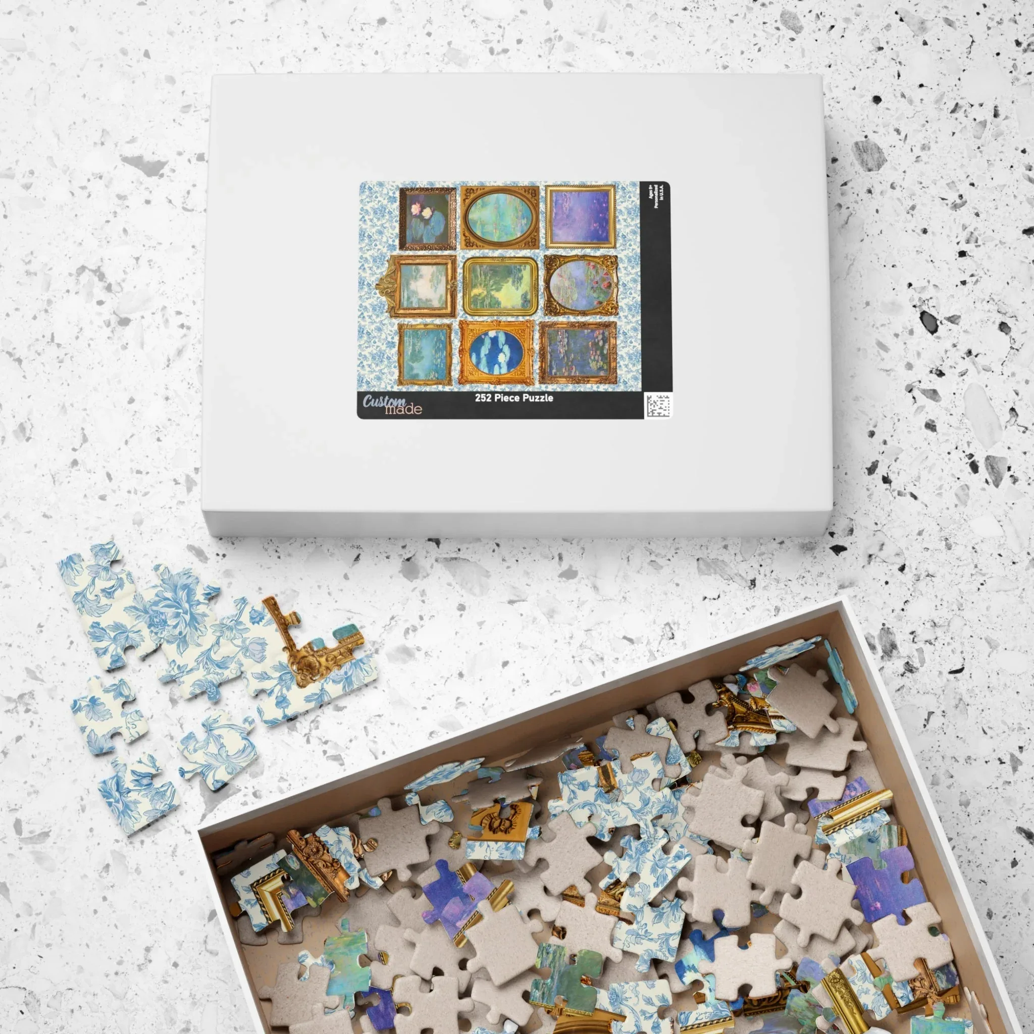 Claude Monet Water Lilies Art History Puzzle - Image 9