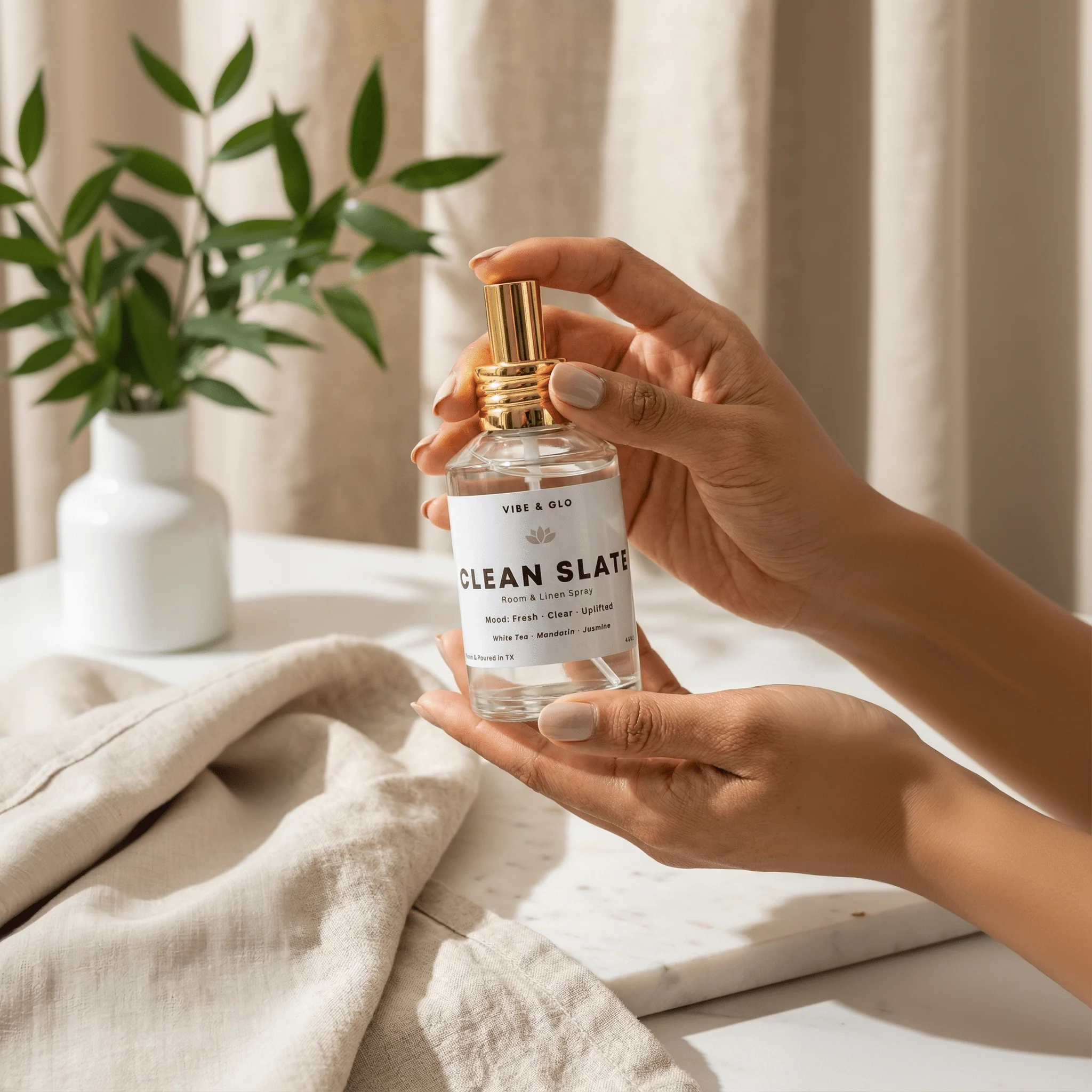 Clean Slate – White Tea & Jasmine Room Spray - Image 6