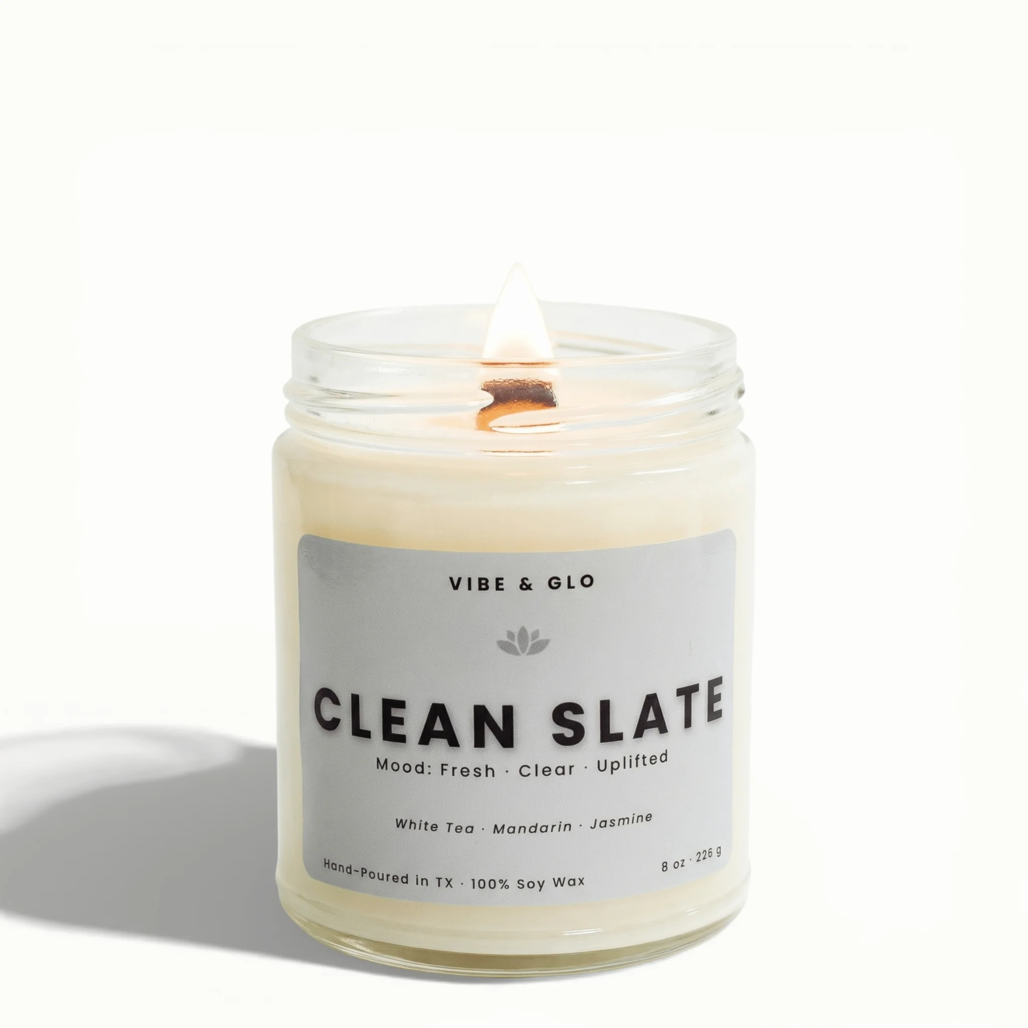 Clean Slate – White Tea & Jasmine Soy Candle