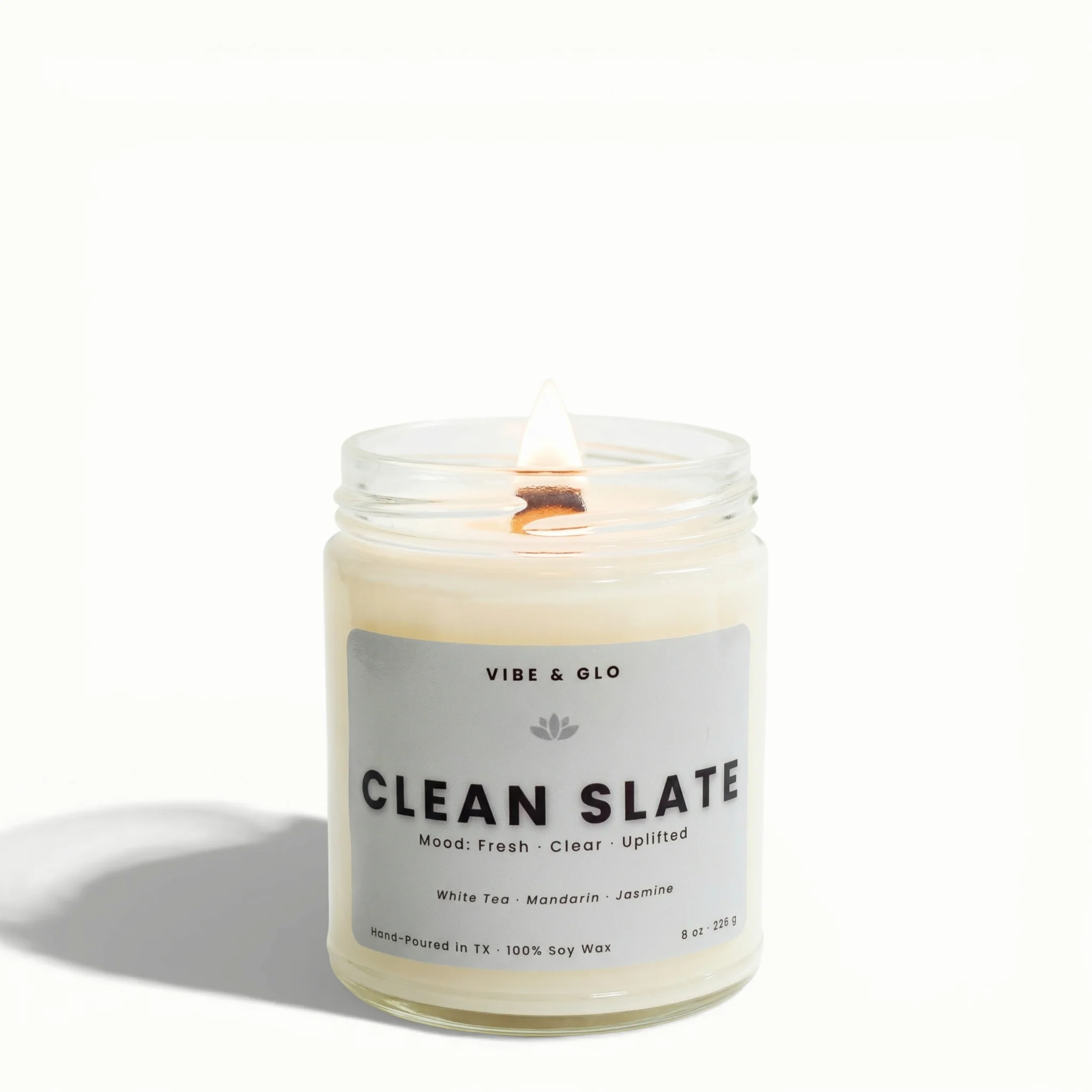 Clean Slate – White Tea & Jasmine Soy Candle - Image 9