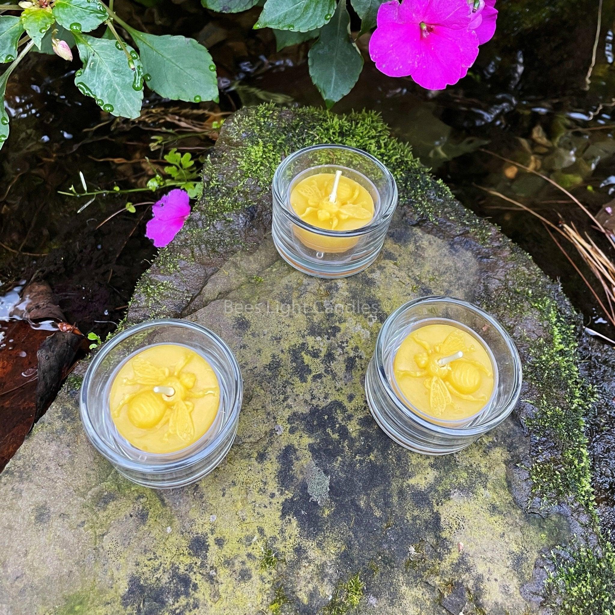 Clear Glass Tealight Holders - Image 4