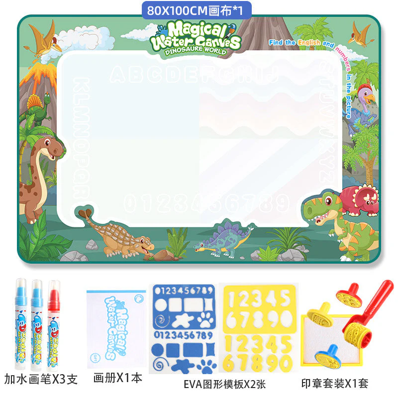 Cloth Toy Clear Water Painting Drawing Board Magic Color Graffiti Blanket Water Picture Book - Image 15