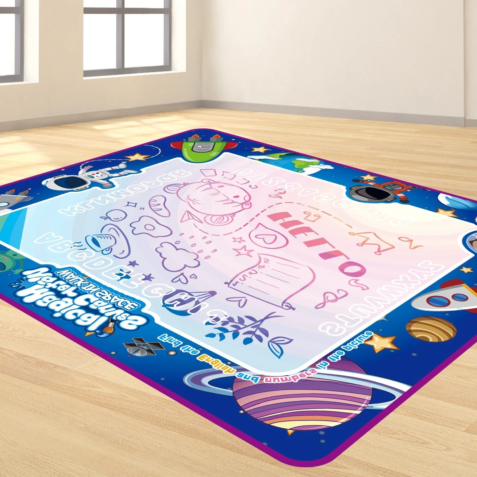 Cloth Toy Clear Water Painting Drawing Board Magic Color Graffiti Blanket Water Picture Book - Image 2